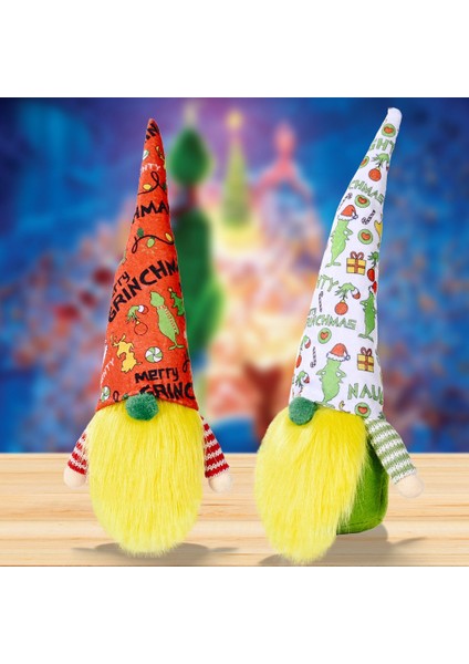 Noel Gnome Merry Christmas Santa Isveç Tomte Nisse Peluş Bebek Noel Noel Partisi Için Masa Süsü, B (Yurt Dışından)