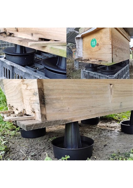 1 Takım Arı Kovanı Anti-Karınca Desteği Lavabo Tabanı Yükseltme Su Geçirmez Böcek Geçirmez Arı Kovanı Desteği Arıcılık Araçları (Yurt Dışından) fırsatları