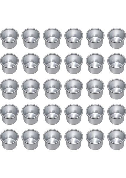 Konik Mumlar Için Mumluklar, Mumluk, Çay Işıkları, Mum Ekleme Masa Mumları, Mumluk 30 Adet Gümüş (Yurt Dışından)