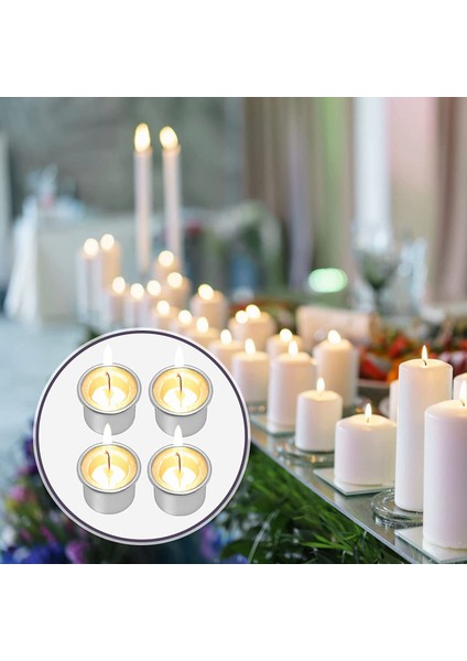 Konik Mumlar Için Mumluklar, Mumluk, Çay Işıkları, Mum Ekleme Masa Mumları, Mumluk 30 Adet Gümüş (Yurt Dışından) modelleri