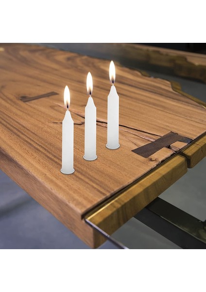 Konik Mumlar Için Mumluklar, Mumluk, Çay Işıkları, Mum Ekleme Masa Mumları, Mumluk 30 Adet Gümüş (Yurt Dışından) fırsatları