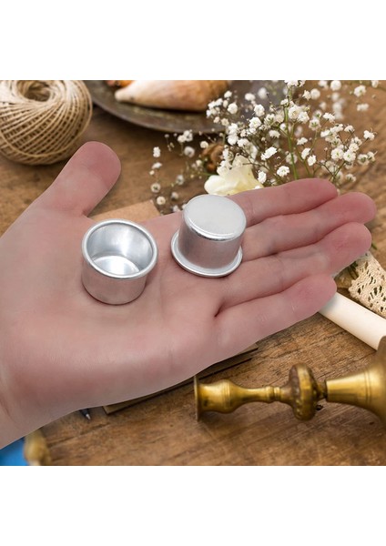 Konik Mumlar Için Mumluklar, Mumluk, Çay Işıkları, Mum Ekleme Masa Mumları, Mumluk 30 Adet Gümüş (Yurt Dışından) indirimleri