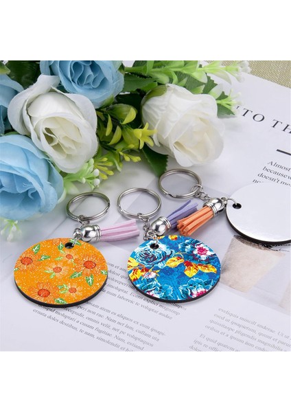 120 Adet Yuvarlak Süblimasyon Anahtarlık Boşlukları Çift Taraflı Isı Transferi Boşlukları Mdf Anahtarlıklar Boş Tahta Anahtarlık Boşlukları (Yurt Dışından) fırsatları