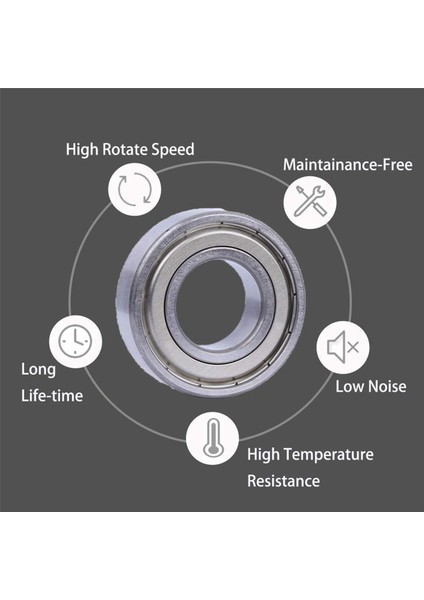 50 Adet 608 Zz, 608ZZ Metal Çift Korumalı Minyatür Derin Oluk Kaykay (8mm x 22MM x 7mm) (Yurt Dışından) indirimleri