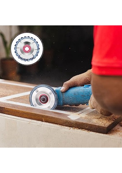 1 Takım 5/8 Inç Ahşap Oyma Zincir Diski 4 Inç 22 Diş Testere Bıçağı Ahşap Oyma Diski ile 6 Yedek Testere Zincirleri (Yurt Dışından) modelleri