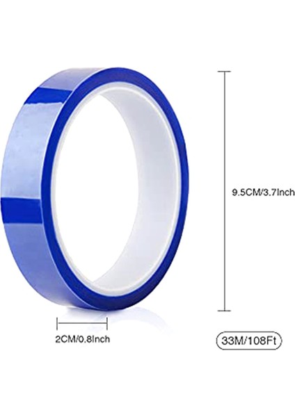 4 Adet Süblimasyon Boşlukları Termal Bant Isı Yüksek Sıcaklık Bandı - Süblimasyon Baskı / Isı Transferi / Vinil Pres Bandı Için 250 ° C'ye Kadar (Yurt Dışından) fiyatları