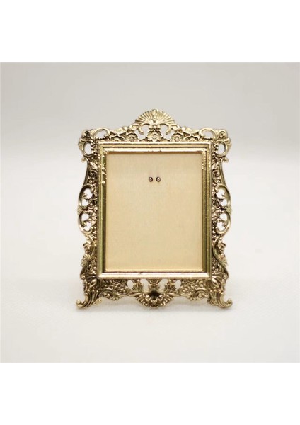 1/12 Minyatür Alaşım Fotoğraf Çerçevesi Aksesuarları Vintage Yağlı Fotoğraf Çerçevesi Boyama Duvar Resmi Duvar Dekorasyonu (Yurt Dışından) modelleri