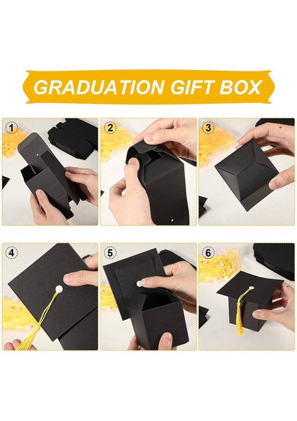 Mezuniyet 150 Adet Mezuniyet Şeker Kutusu Dıy Mezuniyet Kap Kutusu Mezuniyet Hediye Mezuniyet Partisi Iyilik Dekor (Yurt Dışından) modelleri