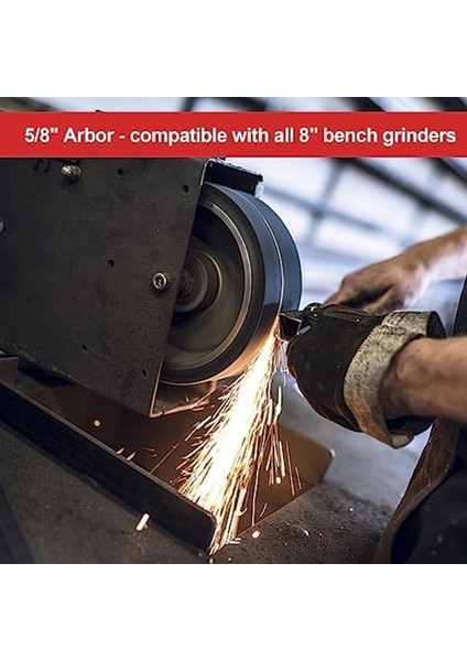 , Ağaç Tornalama Aletlerini Bilemek Için 6 Inç Çap x 1 Inç Genişlik x 1/2 Inç Delik, Tezgah Taşlama Makineleri (180 Grit) (Yurt Dışından) modelleri