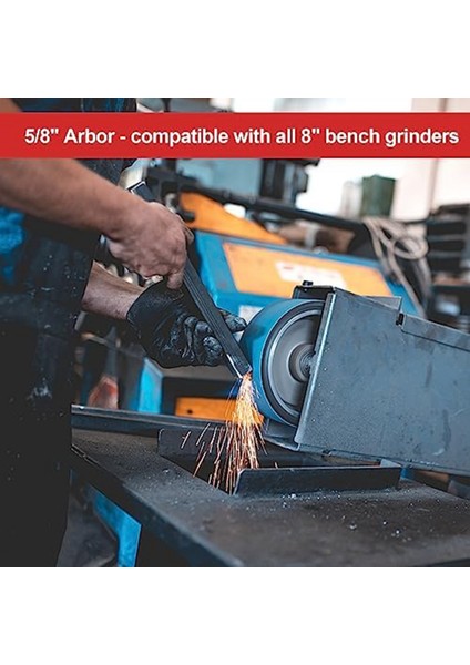 , Ağaç Tornalama Aletlerini Bilemek Için 6 Inç Çap x 1 Inç Genişlik x 1/2 Inç Delik, Tezgah Taşlama Makineleri (180 Grit) (Yurt Dışından) fırsatları