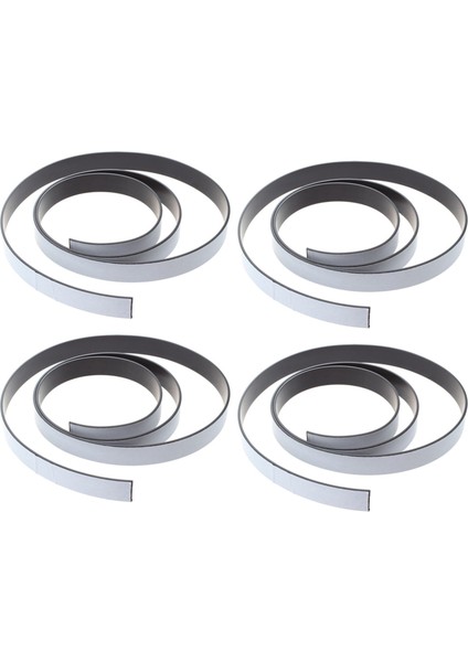 Adet 1m Şerit Mıknatıs Manyetik Esnek Rulo Şerit Mıknatıs Yapışkanlı Şerit 10X1.5MM (Yurt Dışından)