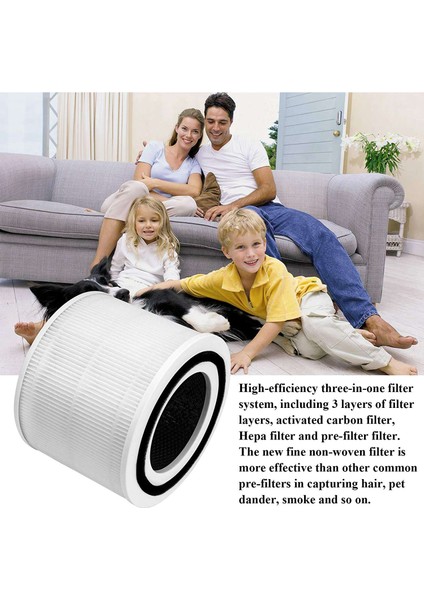 Core 300 Hava Filtreleri Core 300 Hava Temizleme Cihazları Için Gerçek Hepa Filtre Değişimi Core 300-RF 1 Paket (Yurt Dışından) modelleri