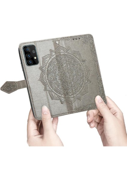 Samsung Case 5g Flip Için Darbeye Deri Desen Telefon Kılıfı (Yurt Dışından)