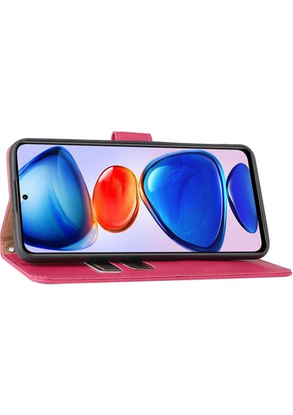 Xiaomi Poco M4 Pro 5g Kart Ekleme Deri Folio Flip Case Telefon Kılıfı (Yurt Dışından)