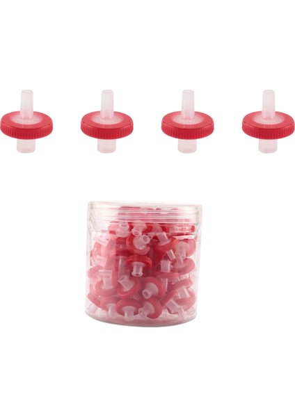 100 Paket Şırınga Filtresi Ptfe Hidrofobik 0.22UM Membran 13MM Gözenek Boyutu Filtrasyon Steril Olmayan Şırınga Laboratuvar Filtreleri (Yurt Dışından)