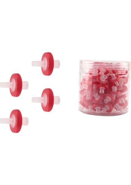 100 Paket Şırınga Filtresi Ptfe Hidrofobik 0.22UM Membran 13MM Gözenek Boyutu Filtrasyon Steril Olmayan Şırınga Laboratuvar Filtreleri (Yurt Dışından)