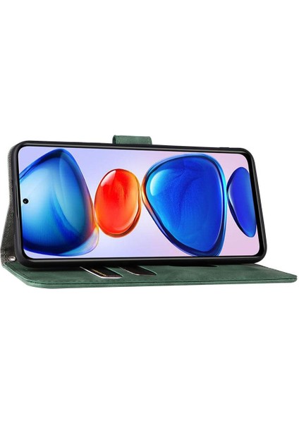 Xiaomi Poco M4 Pro 5g Kart Ekleme Deri Folio Flip Case Telefon Kılıfı (Yurt Dışından) fiyatları