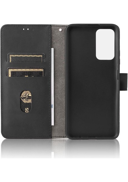 Xiaomi Poco M4 Pro 5g Kart Ekleme Deri Folio Flip Case Telefon Kılıfı (Yurt Dışından)