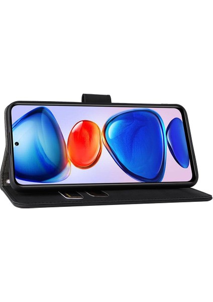 Xiaomi Poco M4 Pro 5g Kart Ekleme Deri Folio Flip Case Telefon Kılıfı (Yurt Dışından)