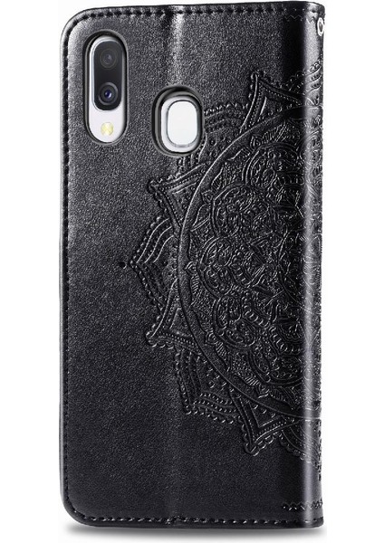 Samsung A40 Flip Zarif Desen Deri Telefon Kılıfı (Yurt Dışından) indirimleri