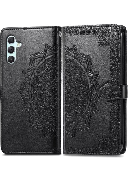 Samsung A34 5g Için Zarif Desen Deri Darbeye Çevir Telefon Kılıfı (Yurt Dışından)