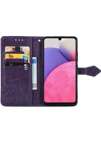 Samsung A33 5g Deri Için Zarif Desen Telefon Kılıfı (Yurt Dışından) fırsatları