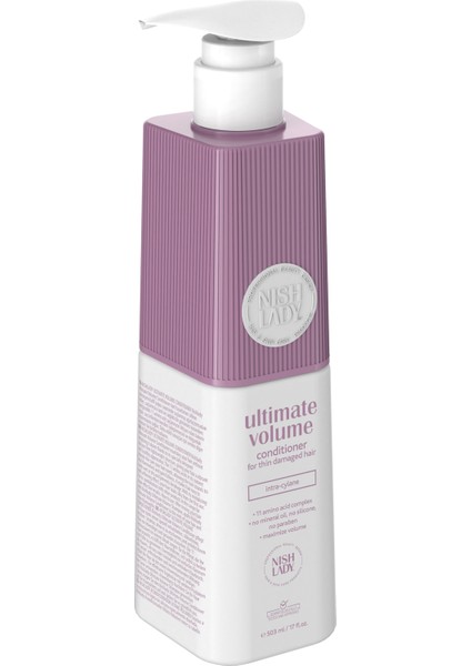 Nıshlady Ultimate Volume Conditioner / Hacimsiz ve Zayıf Saçlara Yönelik Volum Saç Kremi 503 ml fiyatları