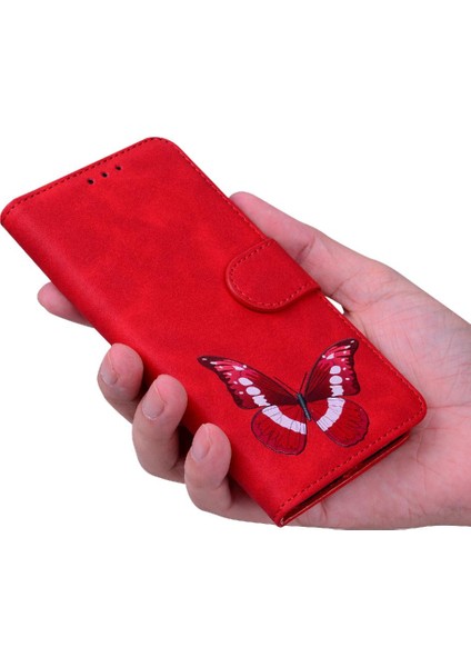 Onur Magic5 Lite 5g Kart Yuvaları Için Kelebek Renk Baskılı Flip Telefon Kılıfı (Yurt Dışından) indirimleri