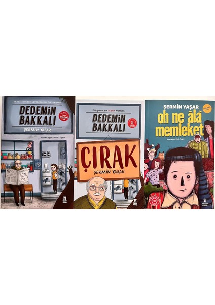 Dedemin Bakkalı - Çırak - Oh Ne Ala Memleket 3 Kitap - Şermin Yaşar