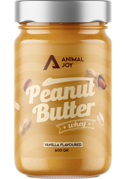 Animal Joy Protein Peanut Butter - Proteinli Fıstık Ezmesi - 600 gr