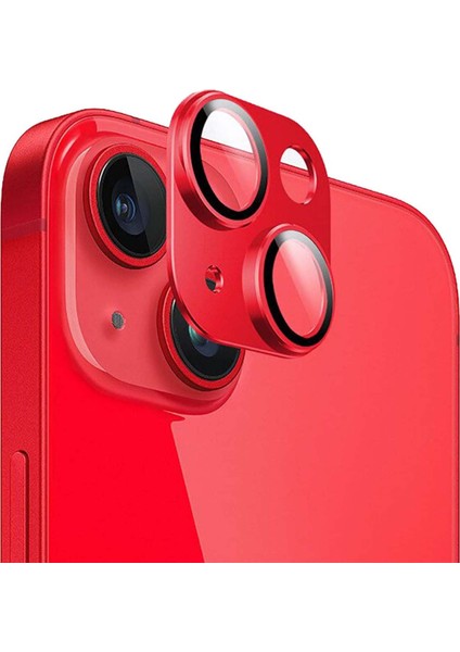 iPhone 15-15 Plus Kamera Camı Lens Koruyucu Halka Set - Al3130