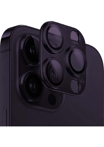 iPhone 15 Pro / 15 Pro Max Kamera Camı Lens Koruyucu Halka Set - Al3130