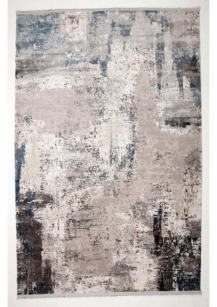 Parma 2684A Mavi Modern Serpme Desen Salon Halısı