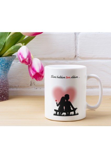 Yapboz Love Temalı 14 Şubat Sevgililer Günü Baskılı Hediyelik Kupa Bardak fiyatları