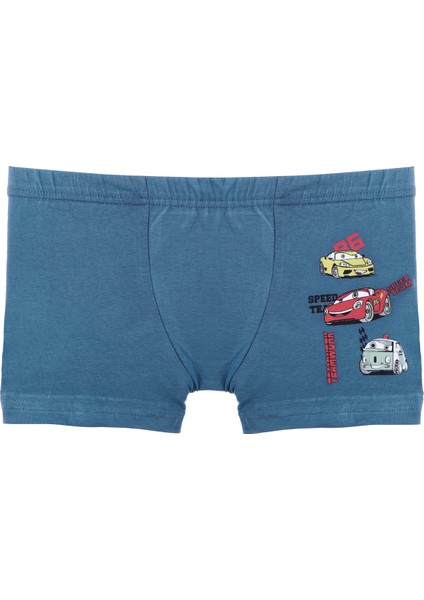 Erkek Çocuk Boxer 5 Li Paket Garson Likralı Mıxcolor
