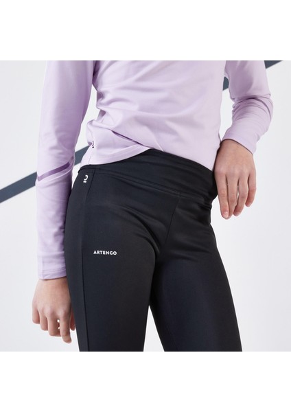 Artengo Çocuk Tenis Taytı - Siyah - 500