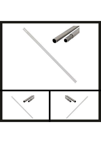 Uyguna-Yakala 50*8.5 mm 2 Adet Alpinist Alüminyum Çadır (POLÜ)ÇUBUĞU-DIR.095