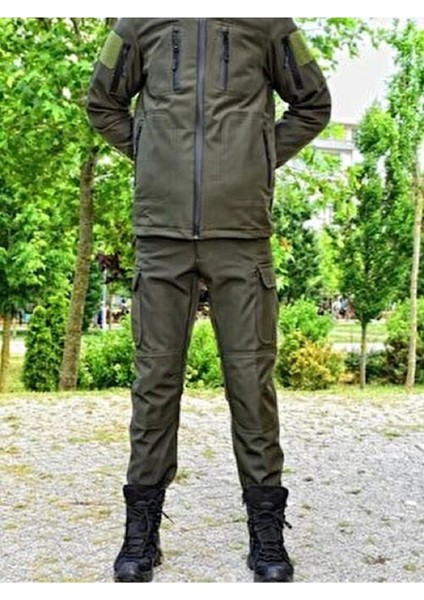 Softshell Su ve Rüzgar Geçirmez Mont Haki fiyatları