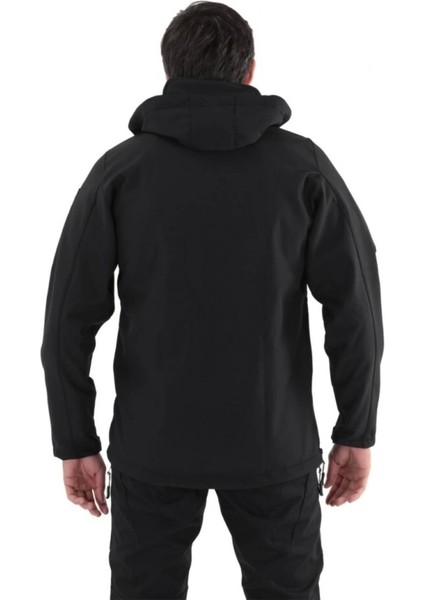 Softshell Su ve Rüzgar Geçirmez Mont (Siyah) fırsatları