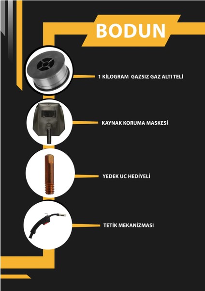 Eagle Bodun Mıg-Mma 600 Welding Gazsız Gazaltı Kaynak Makinesi indirimleri