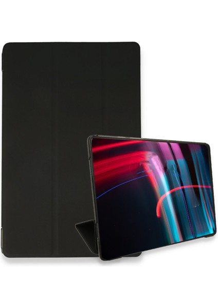 iPad 2022 10.9 Uyumlu Smart Cover Serisi Standlı Deri KILIF-AL4131 Siyah