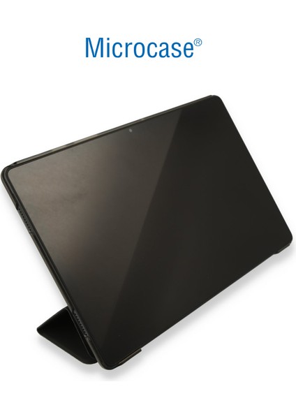 iPad 2022 10.9 Uyumlu Smart Cover Serisi Standlı Deri KILIF-AL4131 Siyah