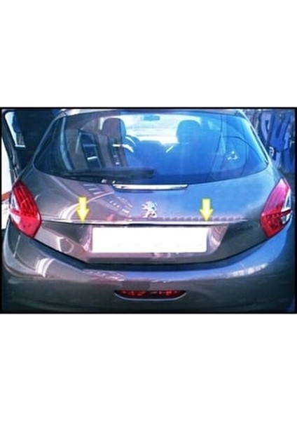 Peugeot 208 Krom Bagaj Çıtası 2012 Üzeri P.çelik