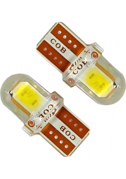 12V T10 Ampul Cob LED Silikon Beyaz BR0400214
