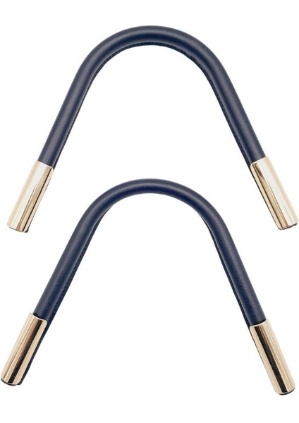 Suni Derili Metal Çanta Sapı Lacivert Renk Light Gold Metal modelleri