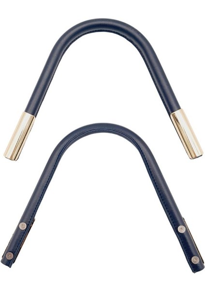 Suni Derili Metal Çanta Sapı Lacivert Renk Light Gold Metal fırsatları