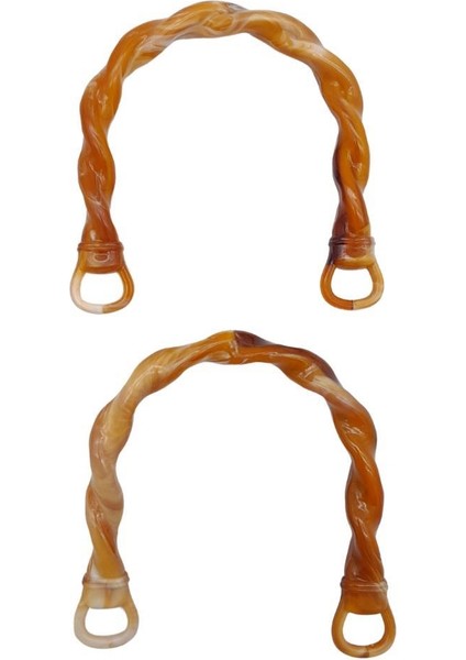 Burgu Model Akrilik Görünümlü Plastik Çanta Sapı Taba Renk fırsatları