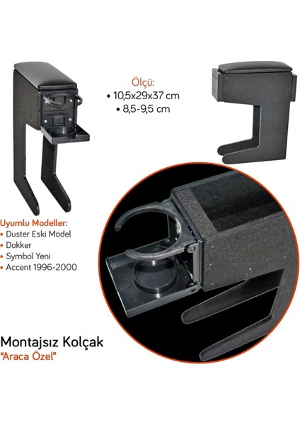 Duster Eski/dokker/symbol Yeni/accent 96-00 Montajsız Kolçak