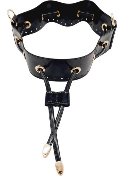 Rugan Deri Torba Çanta Aparatı Siyah Renk