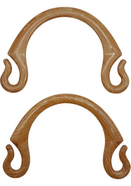 Bambu Görünümlü Plastik Çanta Sapı No:28 Koyu Renk modelleri